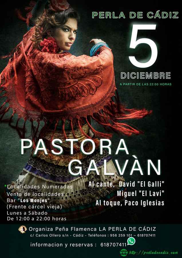 Lunes 5 de Diciembre - Pastora Galván
